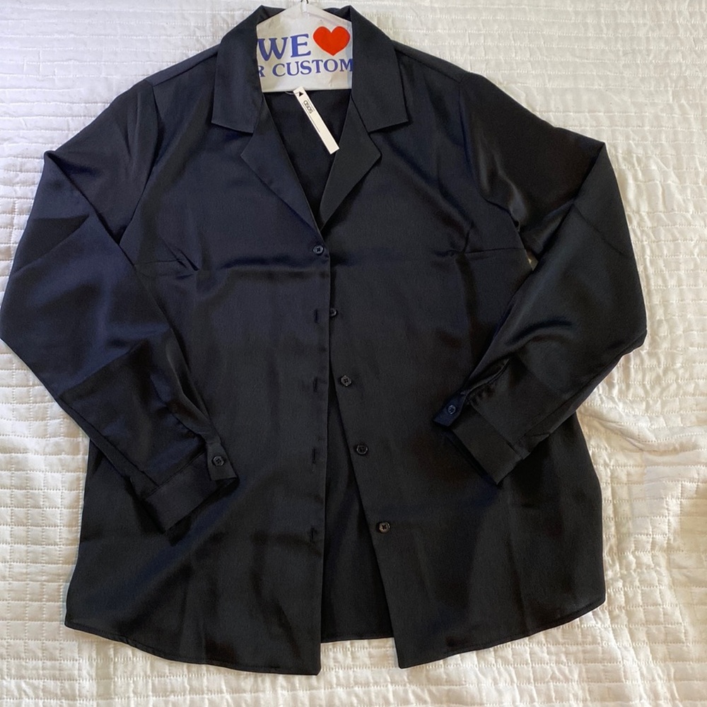 Asos black blouse